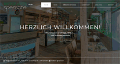 Desktop Screenshot of pizzeria-spessore.at